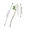 4 PACK Lily of the Valley Chinese Hair Sticks for Women Vintage Retro Pearl Hair Chopsticks Hair Bun Updo Holders Long Hairpins for Women Girls view 2