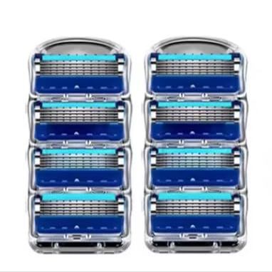 Premium 5-Blade Razor Refills  Compatible with Most 5-Blade Handles  Smooth Shaving  12 Pack