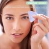 ARTSEWPLY Portable Stainless Steel Eyebrow Trimmer 2pcs Lightweight Eyebrow Shavers for Precise Trimming and Grooming for Home and On-The-Go view 4