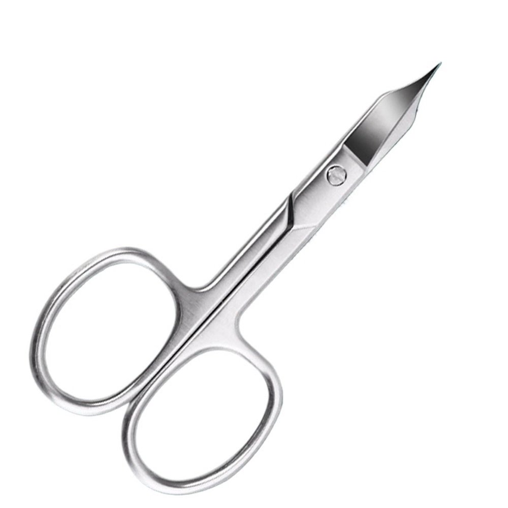 1Pcs Nail Scissors Multi-purpose Stainless Steel Cuticle Pedicure Beauty for Eyebrow Eyelash Dry Skin