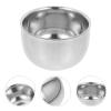 ARTSEWPLY Reusable Aluminum Shaving Mug Shaving Bowl for Men Designed for Easy Creation and Tool Management - Base for Barbershop view 3