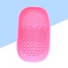 DECOMELODY 1PC Makeup Brush Cleaning Pad Handheld Scrubber for Washing for Makeup Lovers Convenient Cleaning Dish Random Color view 3