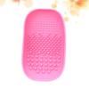DECOMELODY 1PC Makeup Brush Cleaning Pad Handheld Scrubber for Washing for Makeup Lovers Convenient Cleaning Dish Random Color view 4