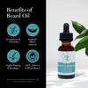 Beard Oil for Men with Batana Oil - Strengthens, Moisturizes & Supports Natural Beard Growth - Dr. Sebi Beard Conditioner for Grooming with Argan, Jojoba & Grapeseed & Oils - 1 fl oz view 4