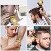 YUSIWOAL Mens Hair Clippers, All Metal Shell Hair Trimmer Professional Barber Electric Hair Clipper for Men Pro Cord Cordless Haircut Machine view 3