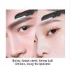 13-in-1 Eyebrow Trimming Kit with Double Magnification Vanity Mirror, Eyebrow Grooming Kit for Women/Men, Includes Scissors with Comb, Straight and Folding Razors, Brushes, Tweezers, Replacement Head view 3