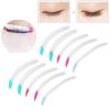 5 Pairs Eyelash Lifting Rods, Silicone Eyelash Perming Pad, Eyelashes Lift Pads Soft Eyelashes Curler Tool (Small, Medium, Large) view 2