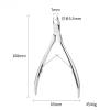 1Pcs Toenail Ingrown Nail Art Cuticle Nipper Clipper Edge Cutter Manicure Scissor Plier Tool Pedicure(Silver-B) view 2