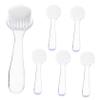 Baluue 6pcs Nail Dust Cleaning Brushes Manicure Brush Tool for Home Salon Use Nail with Comfortable Bristle Reliable Manicure Supplies view 1