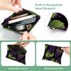 2Pcs Shrapnel Pouch for Purse, Grapes and Green Leaves-2023 Waterproof Makeup Bag, Portable Pouch for Women Gifts view 3