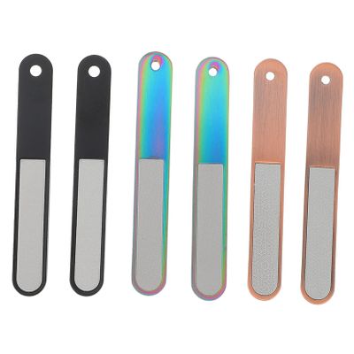 Baluue 6pcs Nail File for Manicure and Nail Care Includes and Color Flat Files for Shaping and Buffing