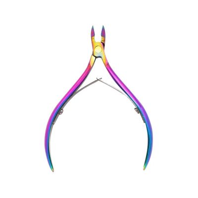 1Pcs Toenail Ingrown Nail Art Cuticle Nipper Clipper Edge Cutter Manicure Scissor Plier Tool Pedicure(Colorful)