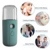 Mini Facial Mister Handheld Face Mist Sprayer Moisturizing USB Recharging Skin Hydration Tool 30ml Green view 2