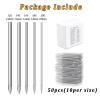Piercing Needles - TONBAO 50pcs Mixed Sizes Hollow Needle Piercing Kit view 2