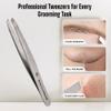 Beauty Power Professional Precision Slant Tweezers for Women Facial Hair - Tweezers for Men & Women, Eyebrow Tweezer for Ingrown Hair Blackhead & Splinter Removal - Grey view 3