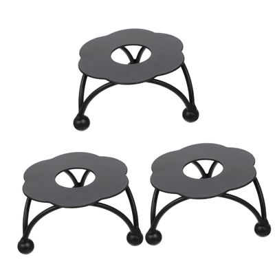 HOMSFOU 3pcs Retro Wax Seal Melting Stove Wax Warmer Candle Holder Lightweight Tool for Sealing Projects Accessory for Invitations