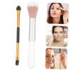 Beavorty 2pcs Double-ended Highlighter and Eyeshadow Brush for Women Versatile Makeup Tools for Easy Blending and Application and Materials for Beginners and Makeup Enthusiasts view 4