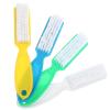 Baluue 4pcs Long Handle Nail Brush for Cleaning and Makeup Durable Plastic Scrubbing Brushes with Random Pattern Essential Nail Tools for Home and Salon Use view 1