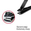 1PCS Stainless Steel Sharp Nail Clippers Fingernail and Toenail Cutters view 2