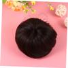LIFKOME Synthetic Hair Bun Chignon Tool Dark Brown Creative Headdress for High Temperature Adds Volume Fullness to Ponytail for All Hairstyles view 1