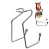 ARTSEWPLY Shaving Brush Holder Rack Alloy Stand for Safety Compact Design for Easy Storage and Quick Drying for Personal Grooming Needs view 3