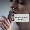 Nose Hair Trimmer For Men Nose Hair Scissors Manual Nasal Hair Trimmer Stainless Steel Nose Hair Remover None Pain Gifts view 3