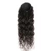 100% Human Hair Drawstring Ponytail Extension,Long Curly Wavy ponytail extension for black women 18 Inch black clip in ponytail hair extensions (Curly Hair, 18 inch) view 3