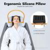 lizponaza Water Circulation Frame Rack, Water Circulation Hair Head Spa Equipment with Pillow, Shampoo Bed Accessories for Hair Treatment, Fumigation Salon, Barber Shop view 2