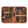 DFWZMQTG Nail Clipper Brown 26 Piece Nail Repair Tool Nail Set Manicure Set(Brown) view 1