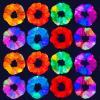 16Pcs Glow in the Dark hair scrunchies, Light up Scrunchy for Women, 3 Light Modes, Glow in the Dark Hair Accessories for Rave Party Birthday Halloween view 1