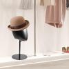 NinthAvenue Basics Mannequin Head Model, Styling Display Display Wig Hair Accessories Glasses with Base Hat Holder Display for Headphones, black view 4