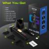 GTS PRO Electric Body Hair Trimmer for Men - Multi-Angle Ceramic Blade with LED Screen & 7000RPM Adjustable Speed, IPX6 Waterproof Pubic/Ball/Groin Shaver Kit, USB/Dock Charging, 90min Runtime, Box view 2