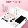 Bikini Trimmer for Women Electric Razor 2 Pack Dual Head Body & Facial Hair Remover -Waterproof USB Rechargeable with Replacement Ceramic Blades, Travel Pouch & Packaging Box(Pink) view 4