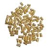 100pcs Iron Electroplated Wig Dirty Braid Hair Extensions Ring Iron Copper Hollow Out Braid Decoration Hair Clips DIY Hair Clips view 1