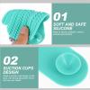 ELAYARD 2pcs Makeup Brush Scrubber Mat Deep Cleaning Beauty Unique Groove Salon view 3