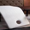White s,70 * 190 * 3cm, SPA Massage Table Pads & Face Cradle Set Emulsion Soft and Comfortable Thick Facial Bed and Toilecrest 3cm Thickened Mattress with Holes view 1