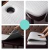 White s,70 * 190 * 3cm, SPA Massage Table Pads & Face Cradle Set Emulsion Soft and Comfortable Thick Facial Bed and Toilecrest 3cm Thickened Mattress with Holes view 2