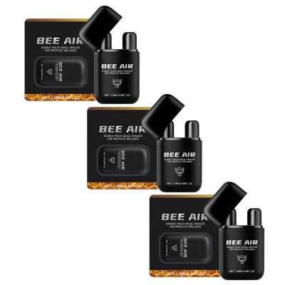 Beeair Double Holes Nasal Inhaler, Male Prostate Care Inhaler (3pcs)