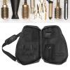 Hairdressing Tools, Barber Handbag, Multifunctional Portable Travel for Hair Dryer, Scissors, Comb, Large Capacity Storage with Stainless Steel Buckle, Excellent Quality Artifi view 4