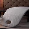Grey r,60 * 180 * 3cm, SPA Massage Table Pads & Face Cradle Set Emulsion Soft and Comfortable Thick Facial Bed and Toilecrest 3cm Thickened Mattress with Holes view 1