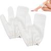 1 Pair of Garshana Gloves Raw Silk Massage Gloves Ayurvedic Massage, Body Exfoliation, Detox, Spa and Home Use, Suitable for Dry Brushing and Glowing Skin (Beige) view 1
