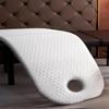 White r,70 * 185 * 3cm, SPA Massage Table Pads & Face Cradle Set Emulsion Soft and Comfortable Thick Facial Bed and Toilecrest 3cm Thickened Mattress with Holes view 1