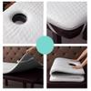 White r,70 * 185 * 3cm, SPA Massage Table Pads & Face Cradle Set Emulsion Soft and Comfortable Thick Facial Bed and Toilecrest 3cm Thickened Mattress with Holes view 2