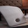 Grey s,80 * 190 * 3cm, SPA Massage Table Pads & Face Cradle Set Emulsion Soft and Comfortable Thick Facial Bed and Toilecrest 3cm Thickened Mattress with Holes view 1