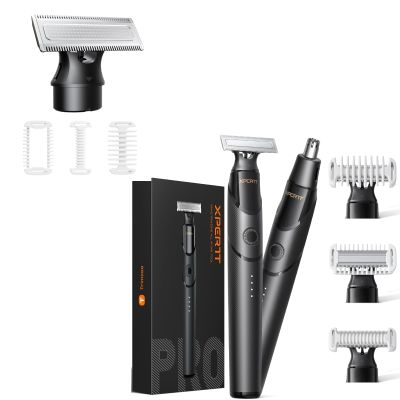 Electric Beard Trimmer and Magnetic Replacement Blades and Adjustable Comb Set