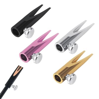 NentMent 4 Pack Eyebrow Pencil Shaper with Tightening Screw Metal Duckbill Brow Pencil Sharpener for Wooden Eyebrow Pencils Peel Off Waterproof Eye Liners Eye Brow Eyeliner Makeup