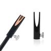 NentMent 4 Pack Eyebrow Pencil Shaper with Tightening Screw Metal Duckbill Brow Pencil Sharpener for Wooden Eyebrow Pencils Peel Off Waterproof Eye Liners Eye Brow Eyeliner Makeup view 3
