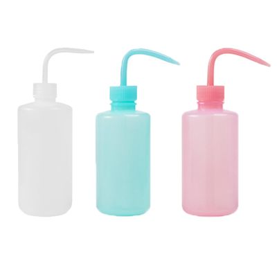 ArrErr 3 Pack Lash Shampoo Wash Bottle Lash Wash Squeeze Bottles with Long Angle Mouth Tips Eyelash Rinse Bottle Watering Bottles Cleaning Tool for Eyelash Extension Shampoo Brush Kit Lash Extensions