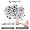 100 Pcs Mini Sanding Bands for Nail Drill, 150# Grit Small Sanding Bands 3mm Nail File for Nails Drill Gel Removing Shaping Polishing Nails Salon Use view 4