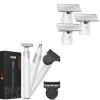 Trimcoo Electric Beard Trimmer and Magnetic Replacement Blades White 3 Set view 1